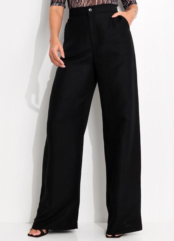 Colcci - Calça Linho Preto