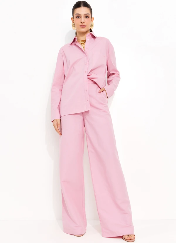 Colcci - Calça Linho Rosa 2