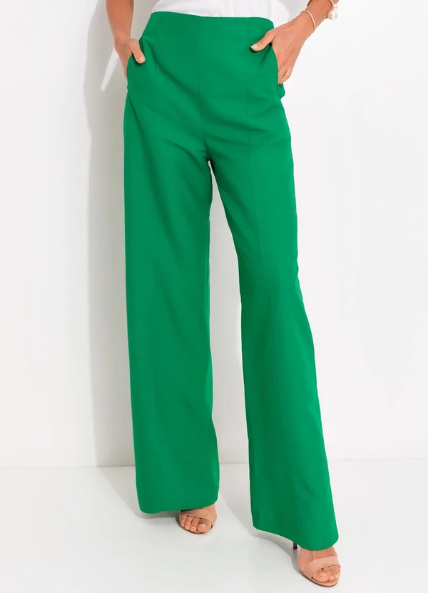 Colcci - Calça Linho Verde