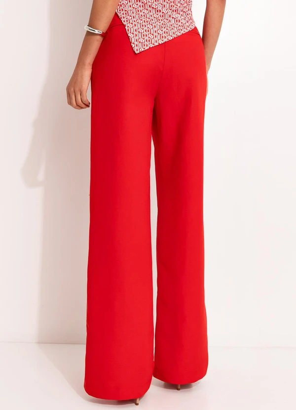Colcci - Calça Linho Vermelho 2
