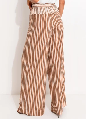 Colcci - Calça Listrada Bege - COLCCI