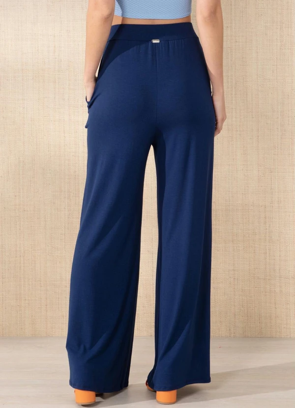 Quintess - Calça Marinho com Nervuras Frontais 3