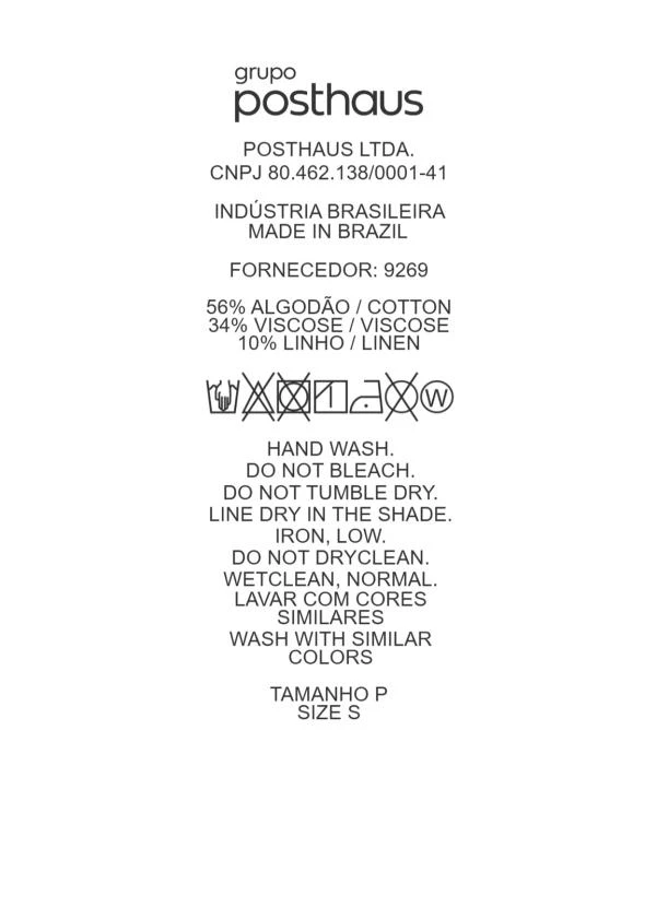 Quintess - Calça Marrom Claro em Linho 12