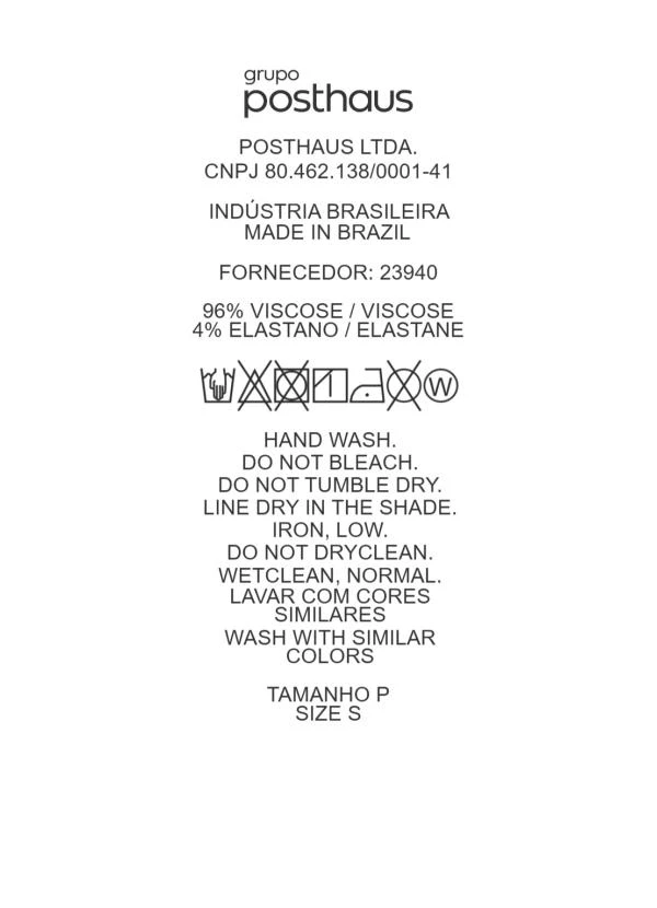 Quintess - Calça Marrom em Malha de Viscose 10