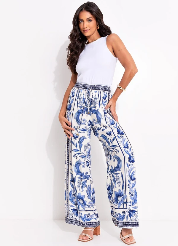 Farm - Calça Natalia Azul 6