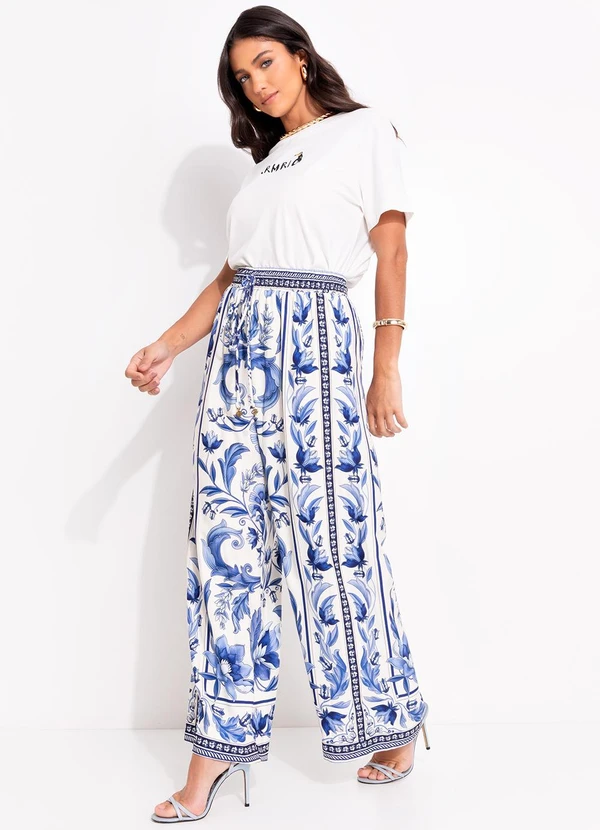 Farm - Calça Natalia Azul 8