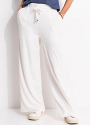 Calça Natural em Malha Texturizada Calça Natural em Malha Texturizada