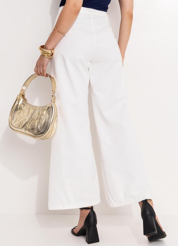 Quintess - Calça Off White em Jeans 2