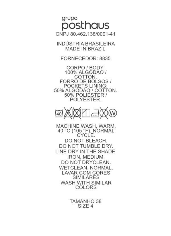 Quintess - Calça Off White em Jeans 6