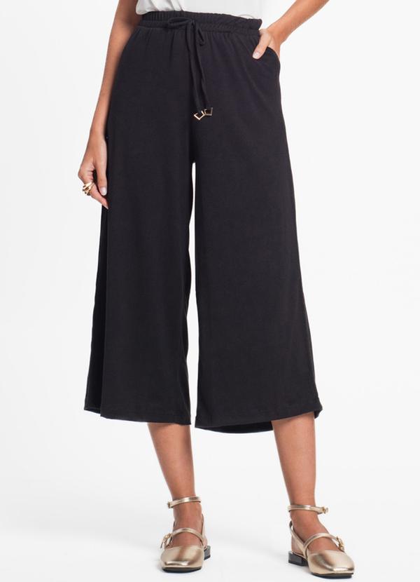 Riachuelo CalÃ§a Feminina Pantacourt Preta Macacão Pantacourt CalÃ