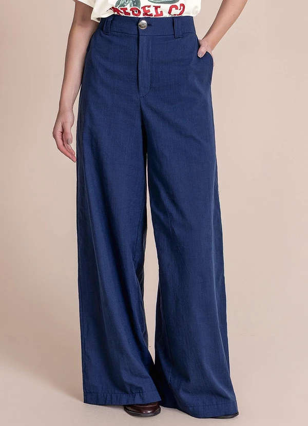 Angel - Calça Pantalona Azul