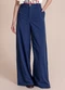 Angel - Calça Pantalona Bege - variação: Azul