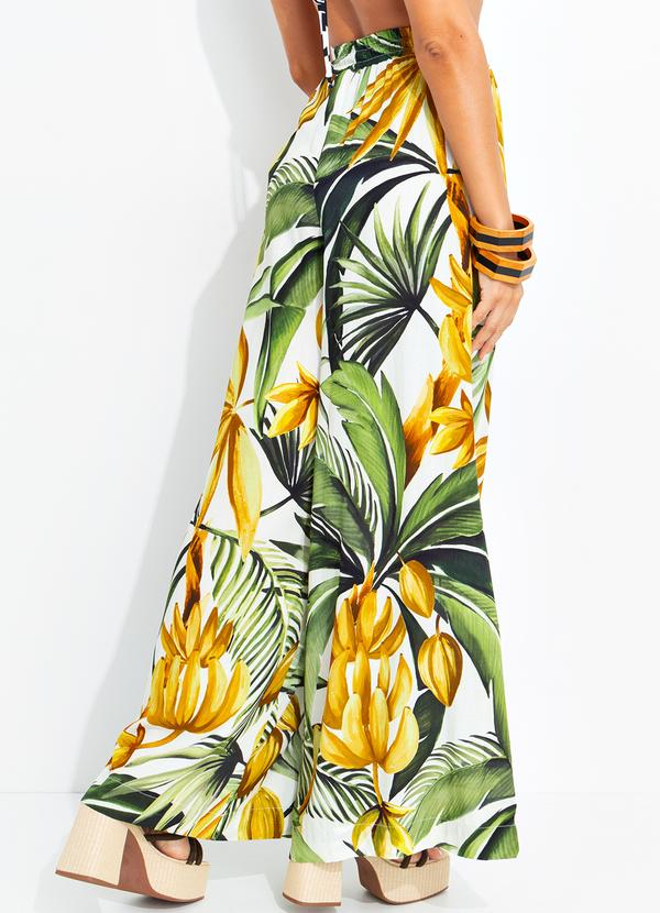 Farm - Calca Pantalona  Bananarte Verde 2