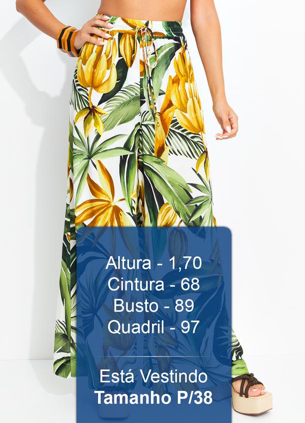 Farm - Calca Pantalona  Bananarte Verde 5