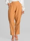 Dianna - Calça Pantalona Feminina em Alfaiataria Cinza - variação: Laranja