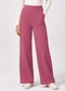 Rovitex - Calca Pantalona Feminina em Moletom Lilás - variação: Rosa
