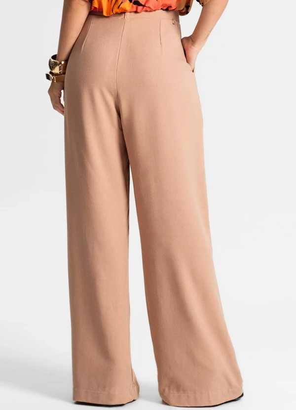 Endless - Calça Pantalona Feminina Marrom 2