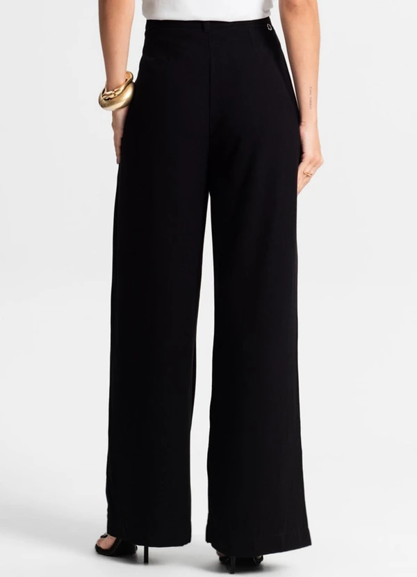 Endless - Calça Pantalona Feminina Preto 2