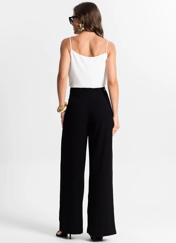 Endless - Calça Pantalona Feminina Preto 4