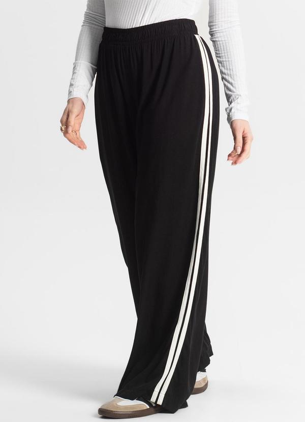 Endless - Calça Pantalona Feminina Preto