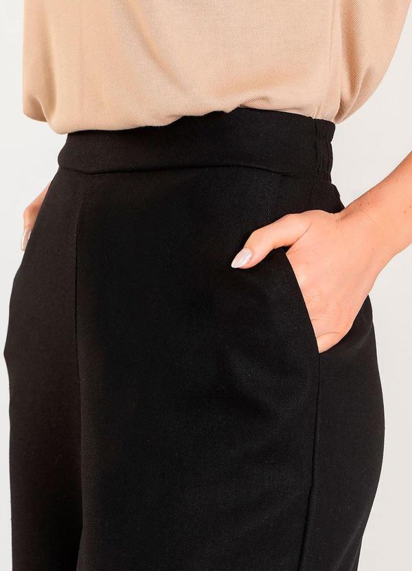 Dianna - Calça Pantalona Feminina Preto 6