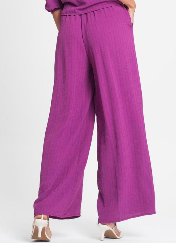 Rovitex - Calça Pantalona Feminina Roxo 2