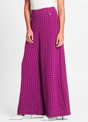 Endless - Calça Pantalona Feminina Roxo - ENDLESS