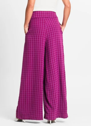 Endless - Calça Pantalona Feminina Roxo - ENDLESS
