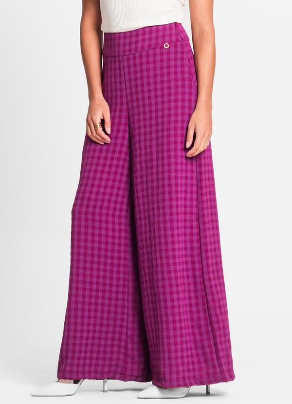 Endless - Calça Pantalona Feminina Roxo