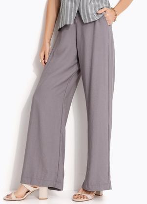 Cala Pantalona (Grafite) em Viscose com Polister