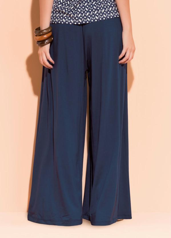 Quintess - Calça Pantalona Marinho