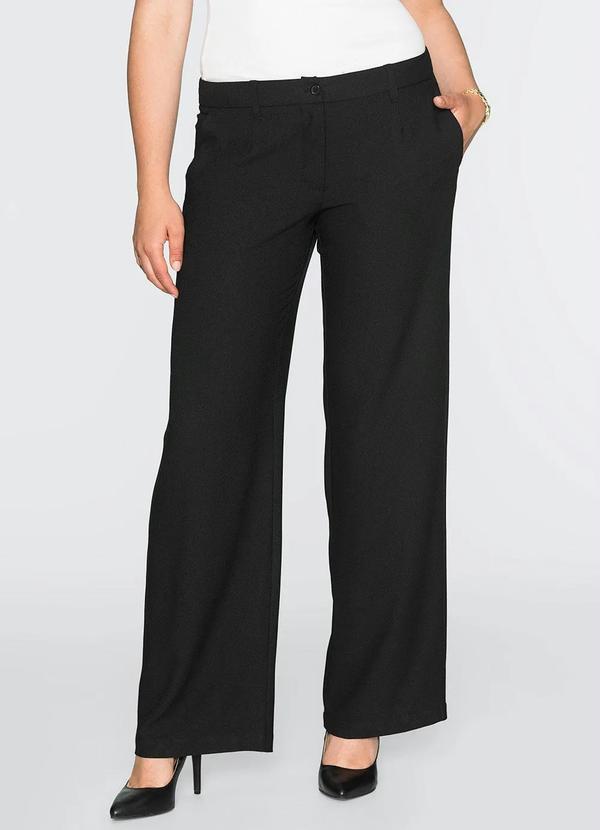 bonprix - Calça Pantalona Preta 6