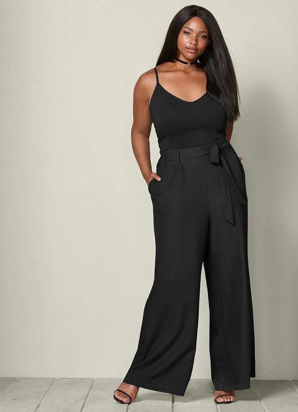 bonprix - Calça Pantalona Preta 6