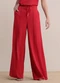Angel - Calça Pantalona Viscose Lisa Vermelho - variação: Vermelho