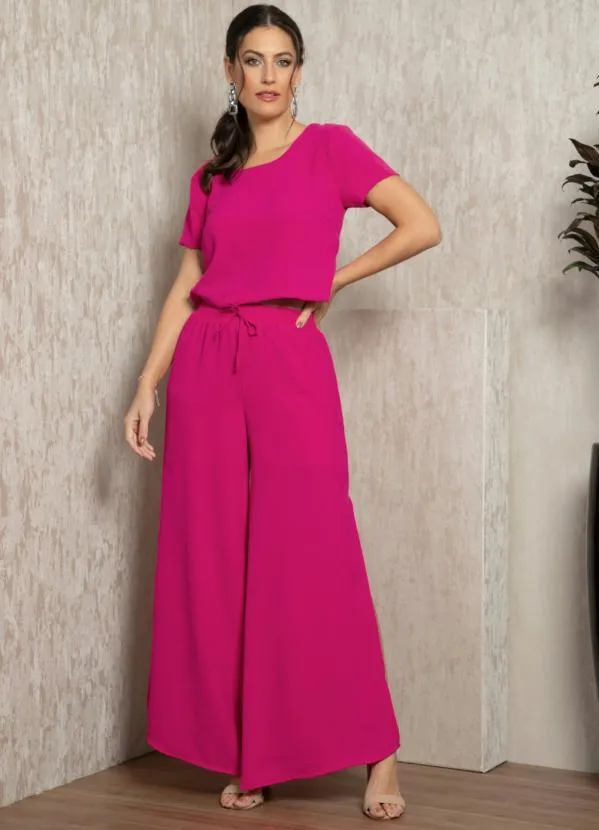 Quintess - Calça Pink com Fendas e Bolsos 3