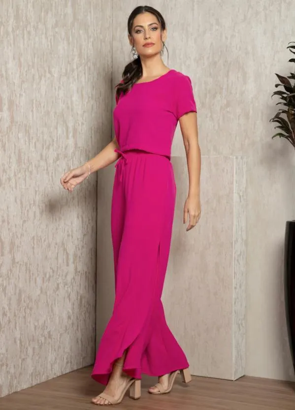 Quintess - Calça Pink com Fendas e Bolsos 5