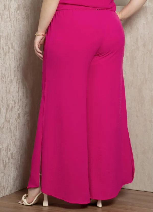 Quintess - Calça Pink com Fendas e Bolsos 7