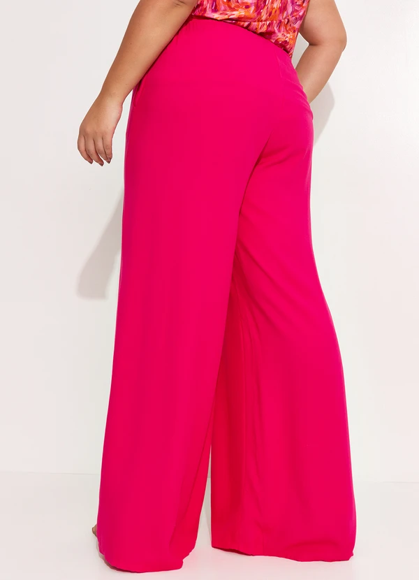 Quintess - Calça Pink em Viscose Plana Sarjada 7