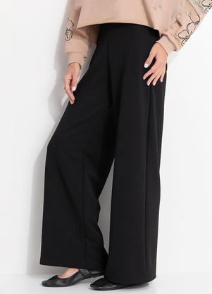 Cal�a (Preta) em Malha Crepe