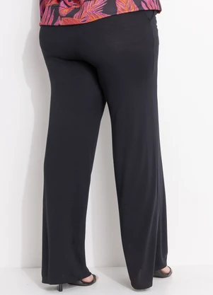 Quintess - Calça Preto em Malha Crepe - QUINTESS