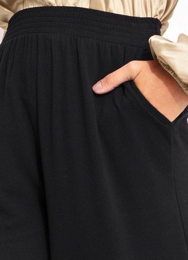 Quintess - Calça Preto em Malha Crepe 5