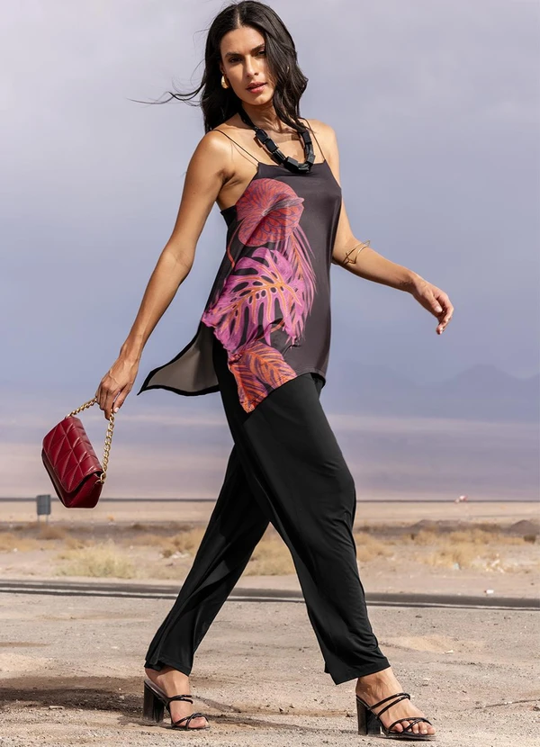 Quintess - Calça Preto em Malha Fria 7