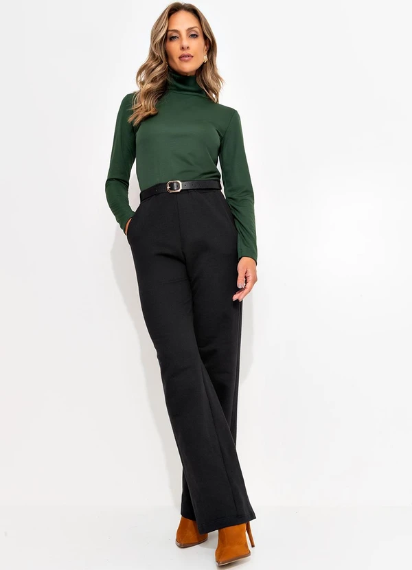 Moda Pop - Calça Preto em Moletom 7