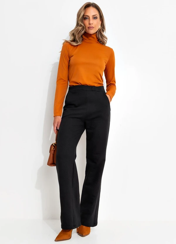 Moda Pop - Calça Preto em Moletom 9