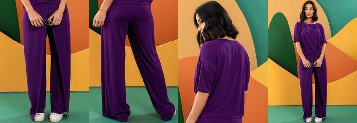 Cala Roxa em Malha de Viscose