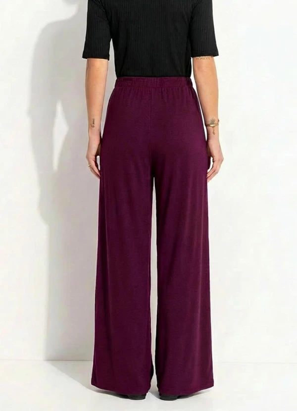 Quintess - Calça Vinho em Malha de Viscose 2