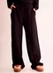 Sofie - Calça Soft em Moletom Felpado Branco - variação: Preto