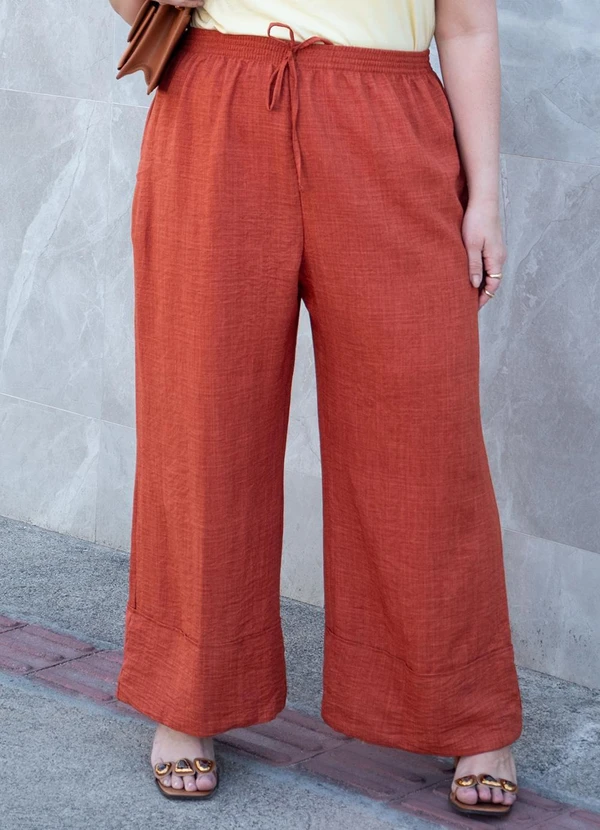 Quintess - Calça Telha em Tecido Texturizado 6