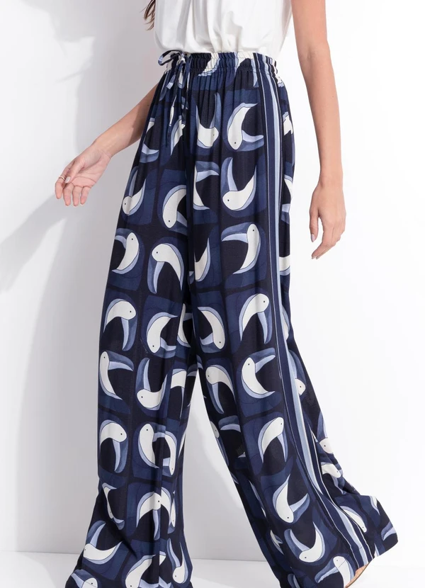 Farm - Calça Tuca Tropical Preto