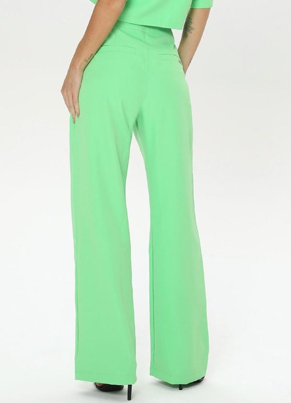 Gatabakana - Calca Wide Leg Alfaiataria Verde 2